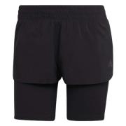 Kort DE Running Shorts Adidas , Black , Dames