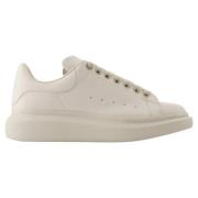 Leather sneakers Alexander McQueen , Beige , Heren