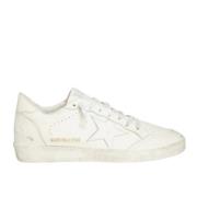 Vintage Wit Leren Ball Star Sneakers Golden Goose , White , Dames