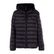 Dames Donkerblauwe Winter Puffer Jas Invicta , Blue , Dames