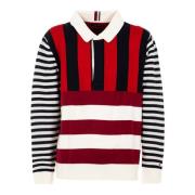 Heren Rode Trui Outlet Prijs Tommy Hilfiger , Multicolor , Heren