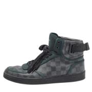 Pre-owned Canvas sneakers Louis Vuitton Vintage , Gray , Heren