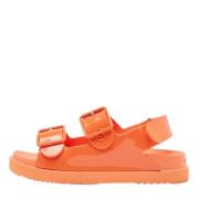 Pre-owned Rubber sandals Gucci Vintage , Orange , Dames