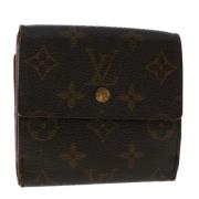 Pre-owned Canvas wallets Louis Vuitton Vintage , Brown , Dames