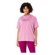 T-shirt Asics , Purple , Dames