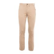 Heren Klassieke Beige Broek Sun68 , Beige , Heren