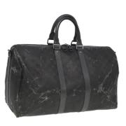 Pre-owned Canvas travel-bags Louis Vuitton Vintage , Black , Dames