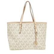 Pre-owned Coated canvas totes Michael Kors Pre-owned , Beige , Dames