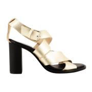 Metallic Dames Sandalen - Zomer Must-Have Tommy Hilfiger , Gray , Dame...