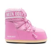 Icon Low Nylon Pink Sneakers Moon Boot , Pink , Dames