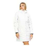 Witte Stephy Driekwart Jas K-Way , White , Dames