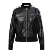 Jas met logo Palm Angels , Black , Dames