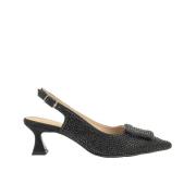 Stijlvolle Pumps Freja-24 Babouche , Black , Dames