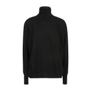 Zwarte Sweaters voor Mannen Roberto Collina , Black , Dames