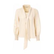 Estelle Lange Mouw Blouse JC Sophie , Beige , Dames