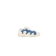 Sneakers van suède met meshdetails Paura , Blue , Heren