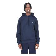 Blauwe Hoodie Sweatshirt Casual Herfst Winter Lacoste , Blue , Heren