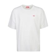 Witte T-shirts en Polos Diesel , White , Heren