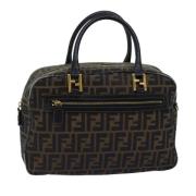 Pre-owned Canvas handbags Fendi Vintage , Black , Dames