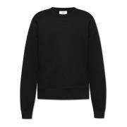 Sweatshirt met logo Ami Paris , Black , Heren