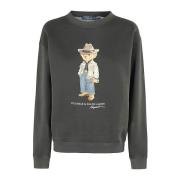 Casual Sweatshirt Ralph Lauren , Black , Dames