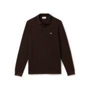 Bruine Polo T-shirts en Polos Lacoste , Brown , Heren