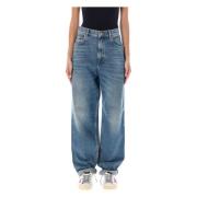 Kim Denim Wide Leg Jeans Golden Goose , Blue , Dames