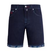 Heren Circus Denim Bermuda Shorts Vilebrequin , Blue , Heren