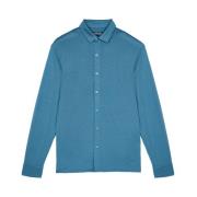 Heren Jersey-Tencel Shirt Vilebrequin , Blue , Heren