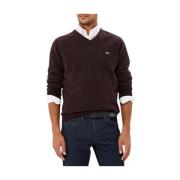 Bruine Pullover Sweater Herfst-Winter Lacoste , Brown , Heren