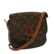 Pre-owned Canvas shoulder-bags Louis Vuitton Vintage , Brown , Dames