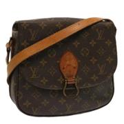 Pre-owned Canvas shoulder-bags Louis Vuitton Vintage , Brown , Dames