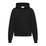 Logo Hoodie Ami Paris , Black , Heren