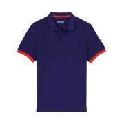 Heren Katoenen Poloshirt Vilebrequin , Blue , Heren