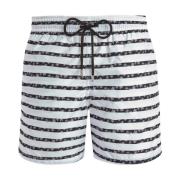 Gestreepte schildpad zwemshorts voor heren Vilebrequin , Multicolor , ...