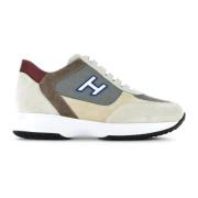 Beige Interactieve Sneakers Hogan , Multicolor , Heren