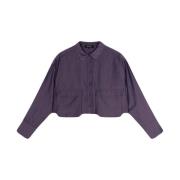 Tina Blouse Lange Mouw Refined Department , Purple , Dames