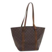 Pre-owned Canvas totes Louis Vuitton Vintage , Brown , Dames