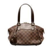 Pre-owned Canvas handbags Louis Vuitton Vintage , Brown , Dames