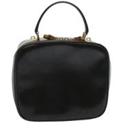 Pre-owned Leather handbags Gucci Vintage , Black , Dames