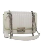 Pre-owned Leather prada-bags Prada Vintage , White , Dames