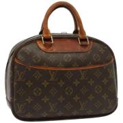 Pre-owned Canvas handbags Louis Vuitton Vintage , Brown , Dames