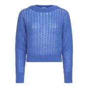 Trendy Sweater Selection Alysi , Blue , Dames