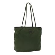 Pre-owned Nylon totes Prada Vintage , Green , Dames