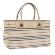 Pre-owned Canvas handbags Burberry Vintage , Beige , Dames