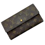 Pre-owned Canvas wallets Louis Vuitton Vintage , Brown , Dames