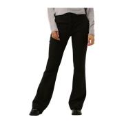 Flared Broek Clara 555 Grijs Fiveunits , Gray , Dames