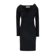 Elegante Zwarte Polyester Blend Jurk JW Anderson , Black , Dames