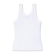 Top met logo Vetements , White , Dames