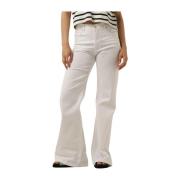 Witte Lange Jeans Dory Stijlvol Co'Couture , White , Dames